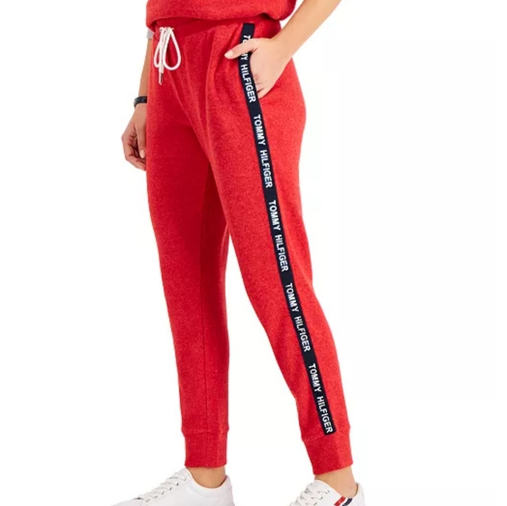NWOT Tommy Hilfiger Logo-Tape Joggers